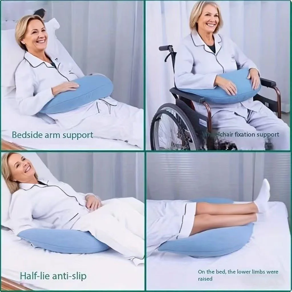Wheelchair Fixed Pillow with Anti-Forward Tilt And Sideways Support Office Armrest Pad with Fixed Strap for Enhanced Comfort
Wheelchair Fixed Pillow with Anti-Forward Tilt And Sideways Support Office Armrest Pad with Fixed Strap for Enhanced Comfort
