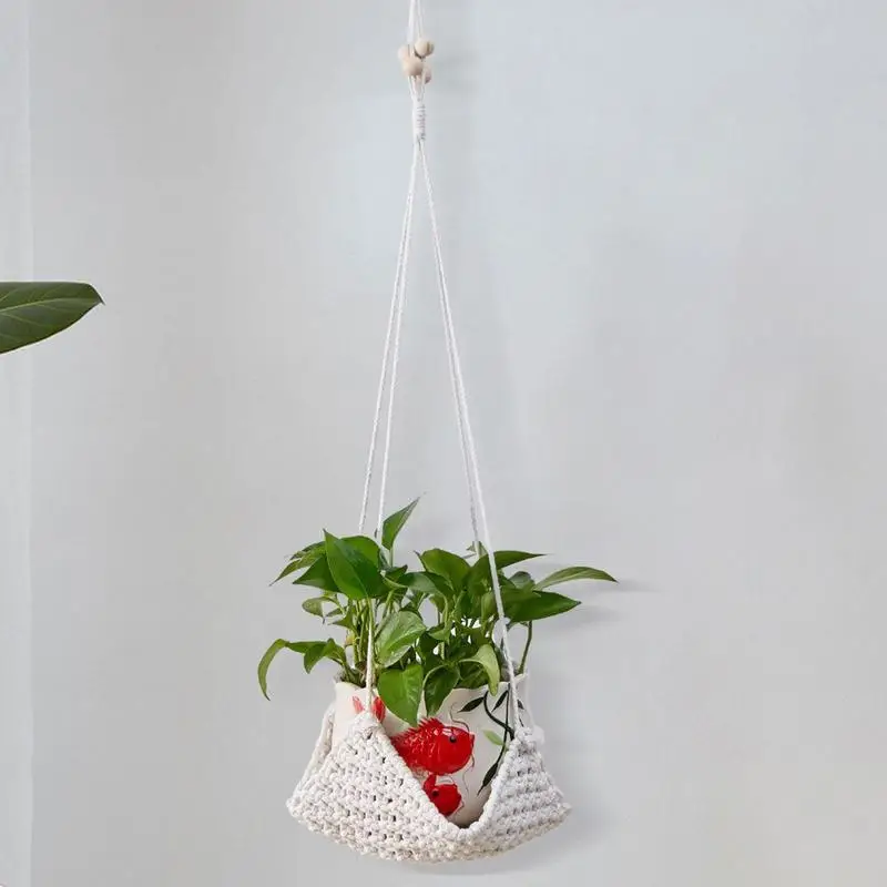 Indoor Plant Hanger Square Bottom Hand-Woven Boho Plant Hanger Elegant Patio Furniture & Accessories For Family Friends Home
Indoor Plant Hanger Square Bottom Hand-Woven Boho Plant Hanger Elegant Patio Furniture & Accessories For Family Friends Home