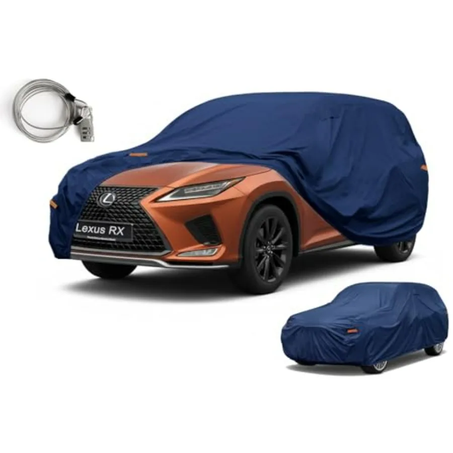 Custom Fit SUV Car Cover for Lexus RX RX330 RX350 RX450 RX500 2003-2026,Heavy Duty Waterproof All Weather Outdoor Protection, B
Custom Fit SUV Car Cover for Lexus RX RX330 RX350 RX450 RX500 2003-2026,Heavy Duty Waterproof All Weather Outdoor Protection, B