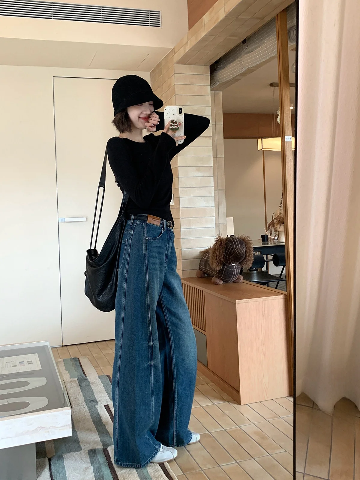 Женские джинсы Heavy Du Waed с широкими штанинами, прямого кроя, из хлопка, с высокой талией, для повседневной носки, Dr Cow Milksense
Женские джинсы Heavy Du Waed с широкими штанинами, прямого кроя, из хлопка, с высокой талией, для повседневной носки, Dr Cow Milksense