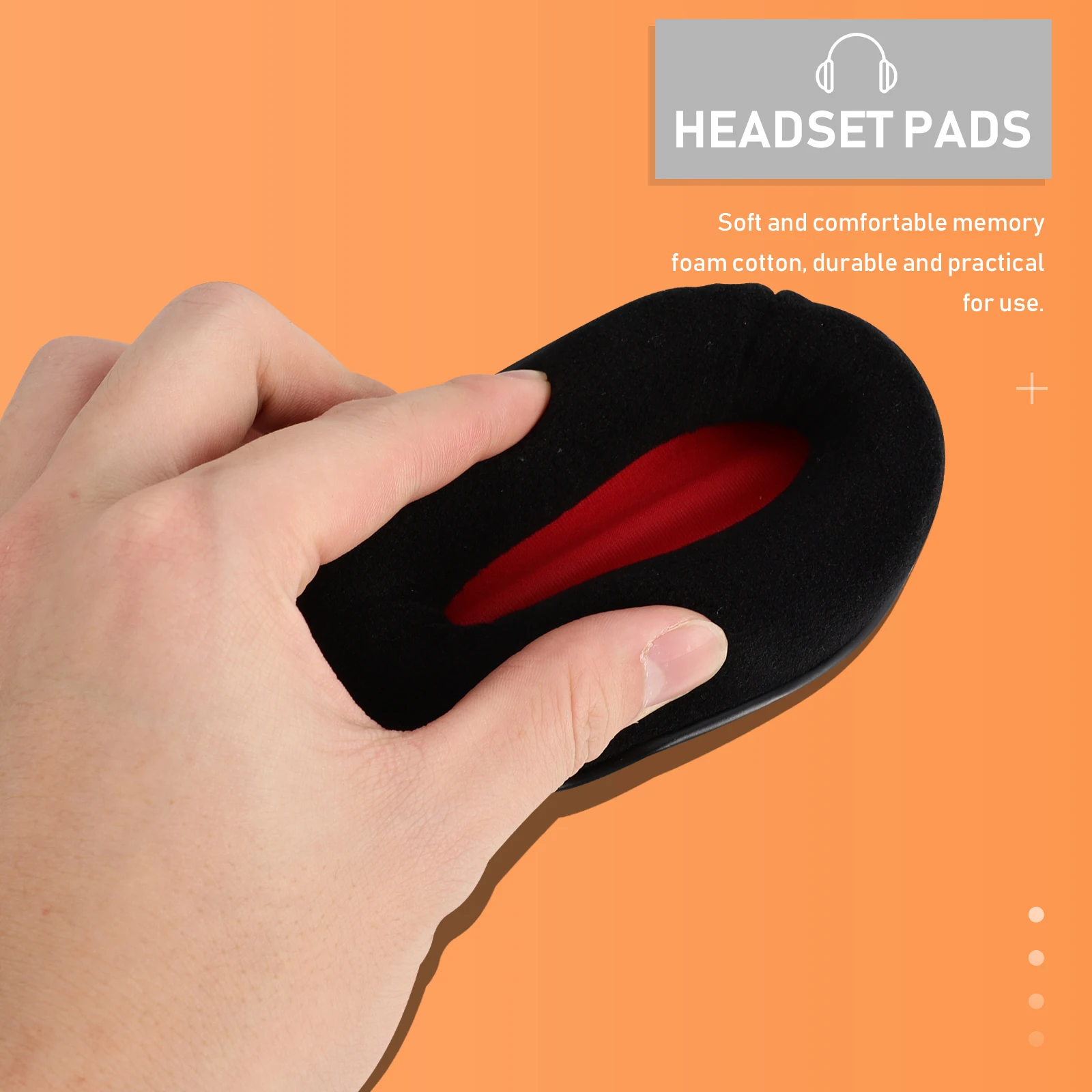 2pcs Headset Sponge Pads Replacement Headphone Covers Soft Memory Cotton Ear Pads Breathable High Elasticity Protective Covers
2pcs Headset Sponge Pads Replacement Headphone Covers Soft Memory Cotton Ear Pads Breathable High Elasticity Protective Covers