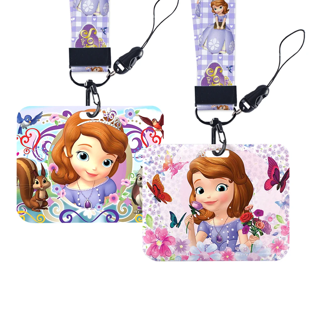 Disney Sophia Princess Horizontal ID Credit Card Cover Bus Card Holder Charm Badge Holder Students Personalized Gift Lanyards
Disney Sophia Princess Horizontal ID Credit Card Cover Bus Card Holder Charm Badge Holder Students Personalized Gift Lanyards