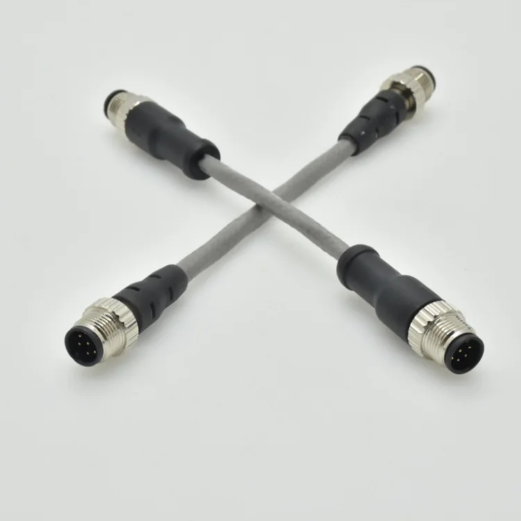 3pcs Double ended wire M12-8P male injection molding connector, male and female matching European standard connector M12
3pcs Double ended wire M12-8P male injection molding connector, male and female matching European standard connector M12
