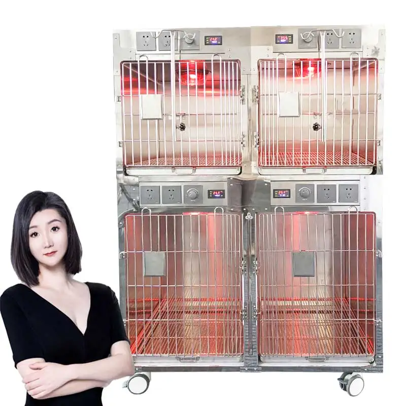 Stainless Steel Animal Clinic Veterinary Pet Cage with Oxygen Tank Supply Dog Care
Stainless Steel Animal Clinic Veterinary Pet Cage with Oxygen Tank Supply Dog Care