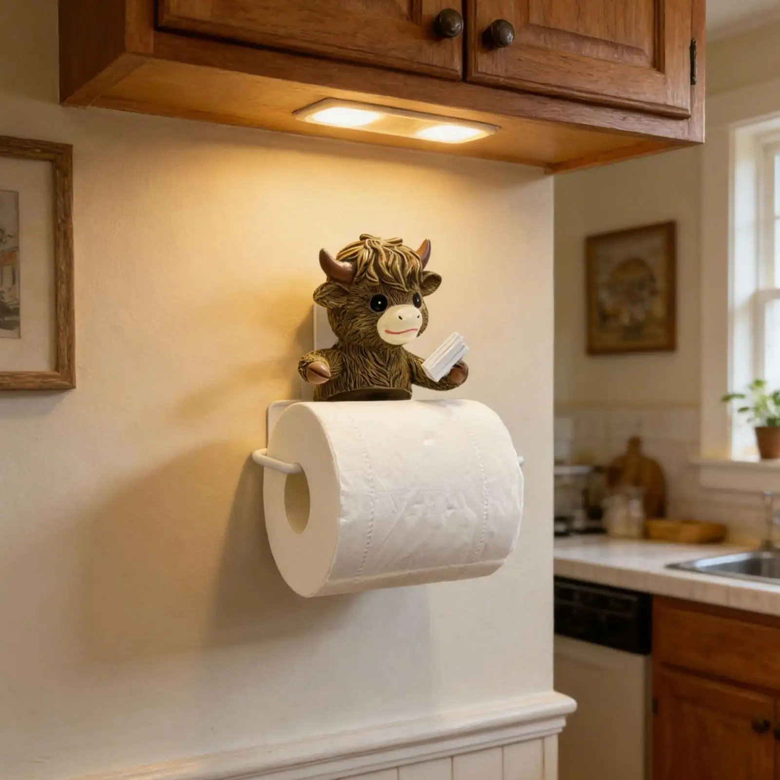 Animal Paper Towel Holder Rustic Wall Mount Cow Decoration Toilet Roll Holder For Bathroom Countertop Home Restroom Vanity
Animal Paper Towel Holder Rustic Wall Mount Cow Decoration Toilet Roll Holder For Bathroom Countertop Home Restroom Vanity