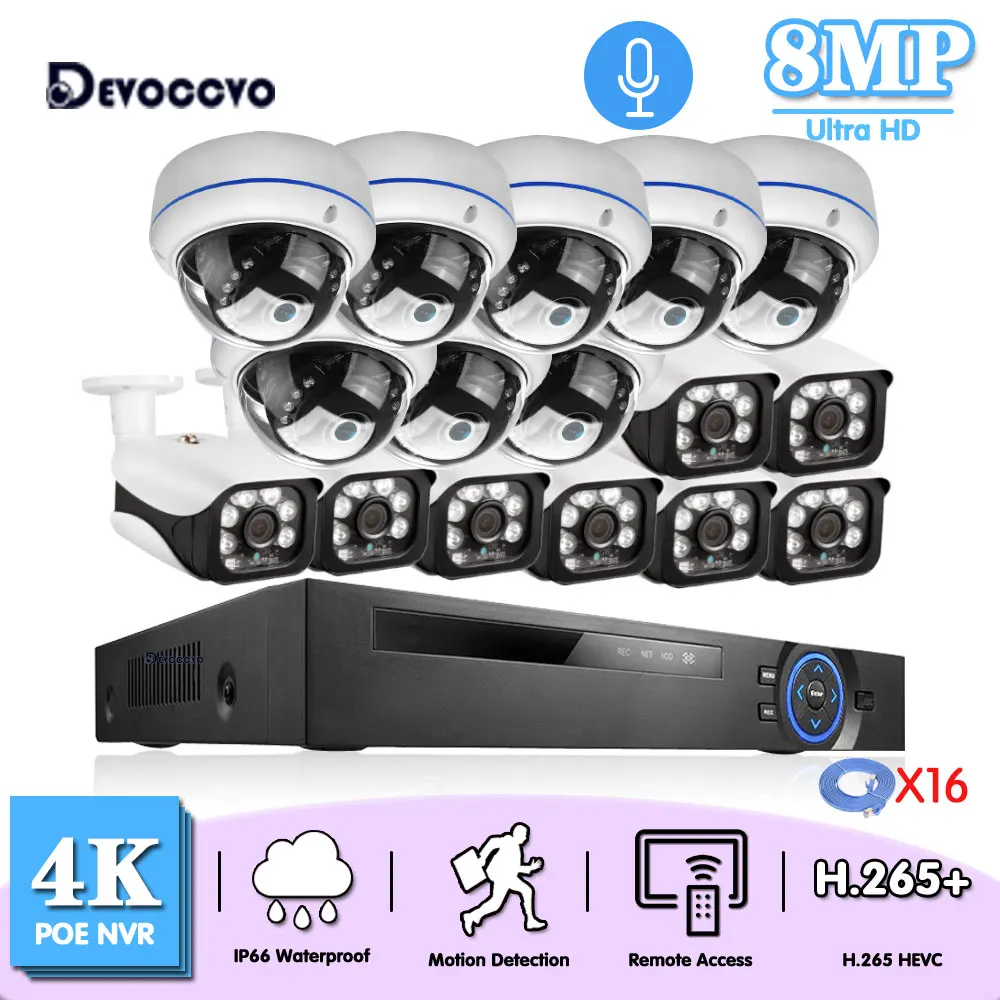 H.265 IP CCTV Camera Security System POE 4K 16CH NVR Kit Outdoor IR Night Vision POE Video Surveillance System Set 8CH 8MP XMEYE
H.265 IP CCTV Camera Security System POE 4K 16CH NVR Kit Outdoor IR Night Vision POE Video Surveillance System Set 8CH 8MP XMEYE