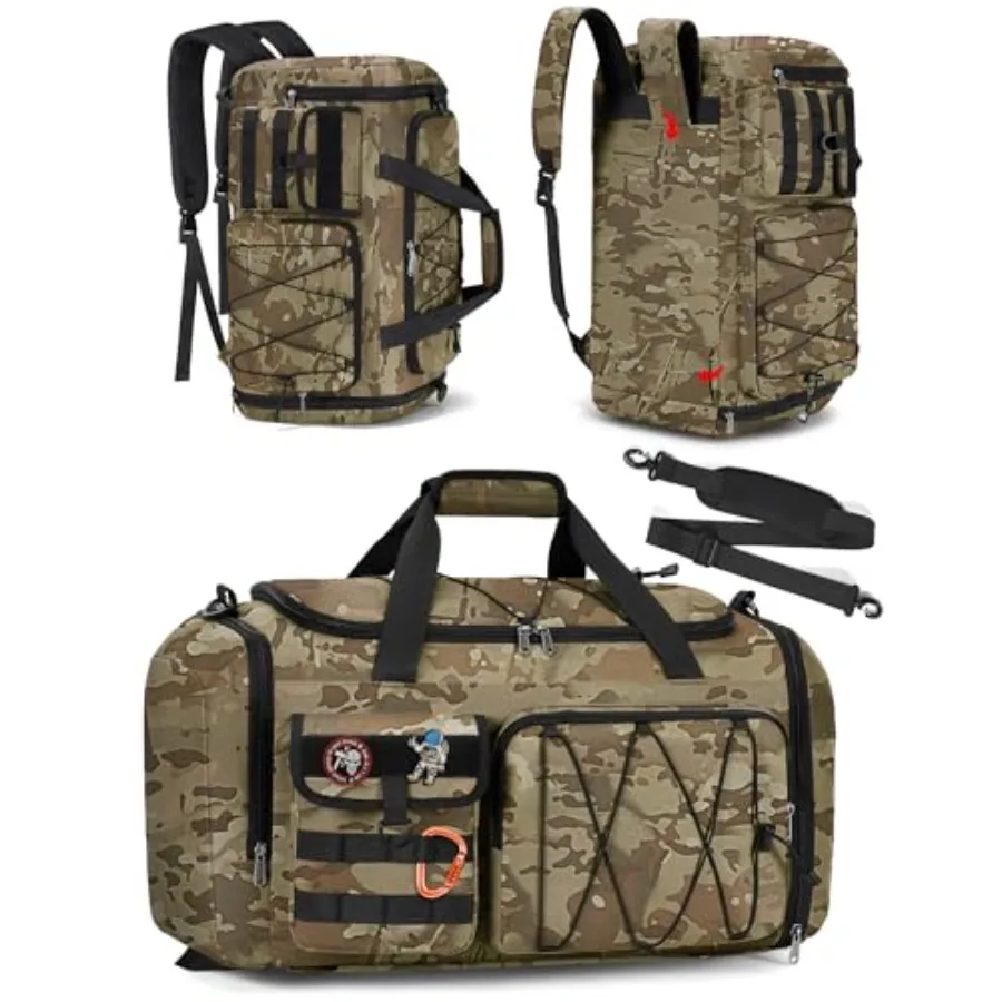 Gym Bag for Men 45L Sports Duffel Bags 3-in-1 Travel Duffel Bag with Shoe Compartment Gym Workout Backpack Carry On Weekender B
Gym Bag for Men 45L Sports Duffel Bags 3-in-1 Travel Duffel Bag with Shoe Compartment Gym Workout Backpack Carry On Weekender B