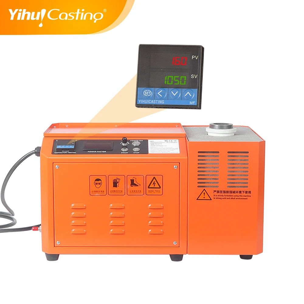 Yihui Manufacturer Price Mini Gold Melting Furnace Gold Silver Copper Aluminium Melting Furnace with Graphite Crucible
Yihui Manufacturer Price Mini Gold Melting Furnace Gold Silver Copper Aluminium Melting Furnace with Graphite Crucible