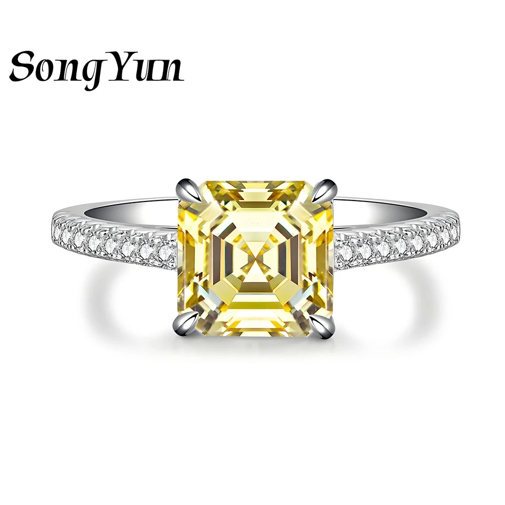 SongYun Jewelry 925 Sterling Silver Ring HCD Diamond Designer HCD Gemstones Shiny Band Gift 925 Sterling Silver Ring Accessories
SongYun Jewelry 925 Sterling Silver Ring HCD Diamond Designer HCD Gemstones Shiny Band Gift 925 Sterling Silver Ring Accessories