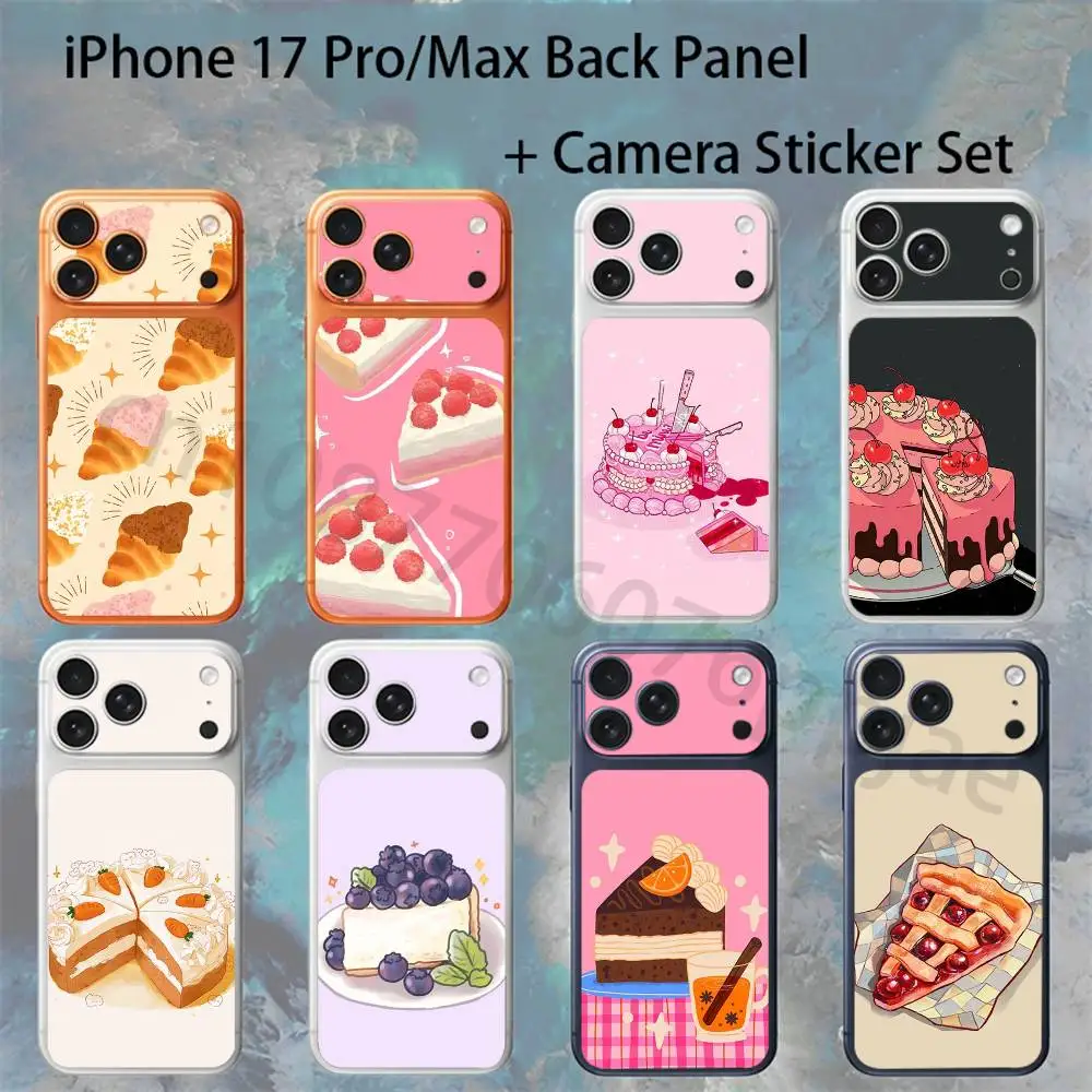 Cute Cartoon Cake For iPhone 17proMax/17pro Full Cover Decal Skin Wrap Colorful Rear Protective Sticker Film
Cute Cartoon Cake For iPhone 17proMax/17pro Full Cover Decal Skin Wrap Colorful Rear Protective Sticker Film