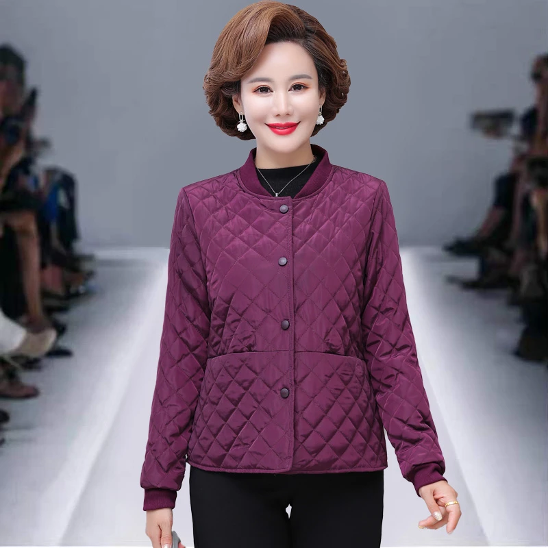 NEW Middle-aged and Elderly Women's Jackets Autumn Casual Short Jacket Winter Thin Section Down Cotton Outwear
NEW Middle-aged and Elderly Women's Jackets Autumn Casual Short Jacket Winter Thin Section Down Cotton Outwear