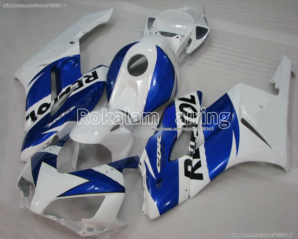 New Release Kit For Honda CBR1000RR 2004 2005 CBR 1000RR CBR1000 04 05 White Blue Fairing (Injection molding)
New Release Kit For Honda CBR1000RR 2004 2005 CBR 1000RR CBR1000 04 05 White Blue Fairing (Injection molding)