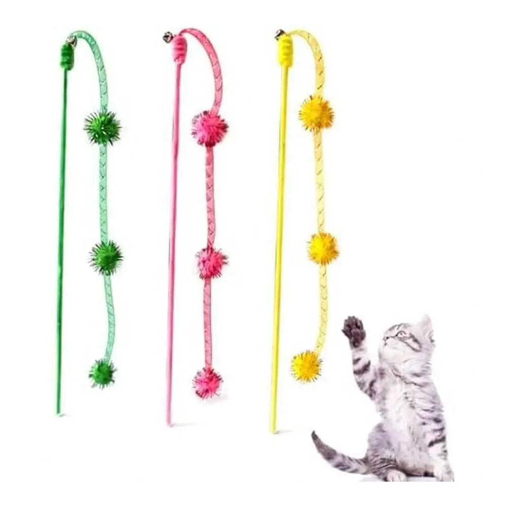 Cat Wands, 3 Colors Mesh Tube Teaser Toys Cute Kitten Wand Interactive Kitty Toy Cat Stuff For All Breed Sizes
Cat Wands, 3 Colors Mesh Tube Teaser Toys Cute Kitten Wand Interactive Kitty Toy Cat Stuff For All Breed Sizes