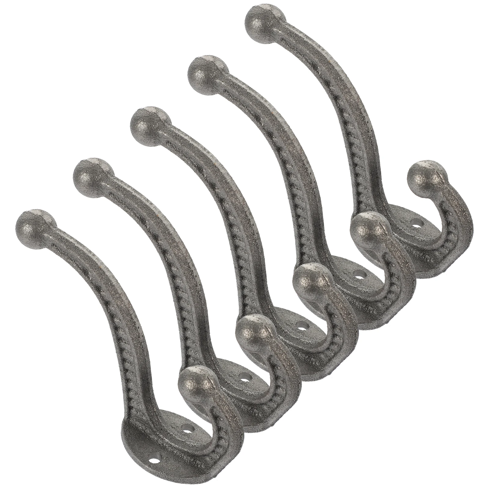 5pcs Coat Hooks Heavy Duty Wall Mounted Vintage Cast Iron Hat Rack Decorative Farmhouse Hooks for Hanging Clothes Hats
5pcs Coat Hooks Heavy Duty Wall Mounted Vintage Cast Iron Hat Rack Decorative Farmhouse Hooks for Hanging Clothes Hats