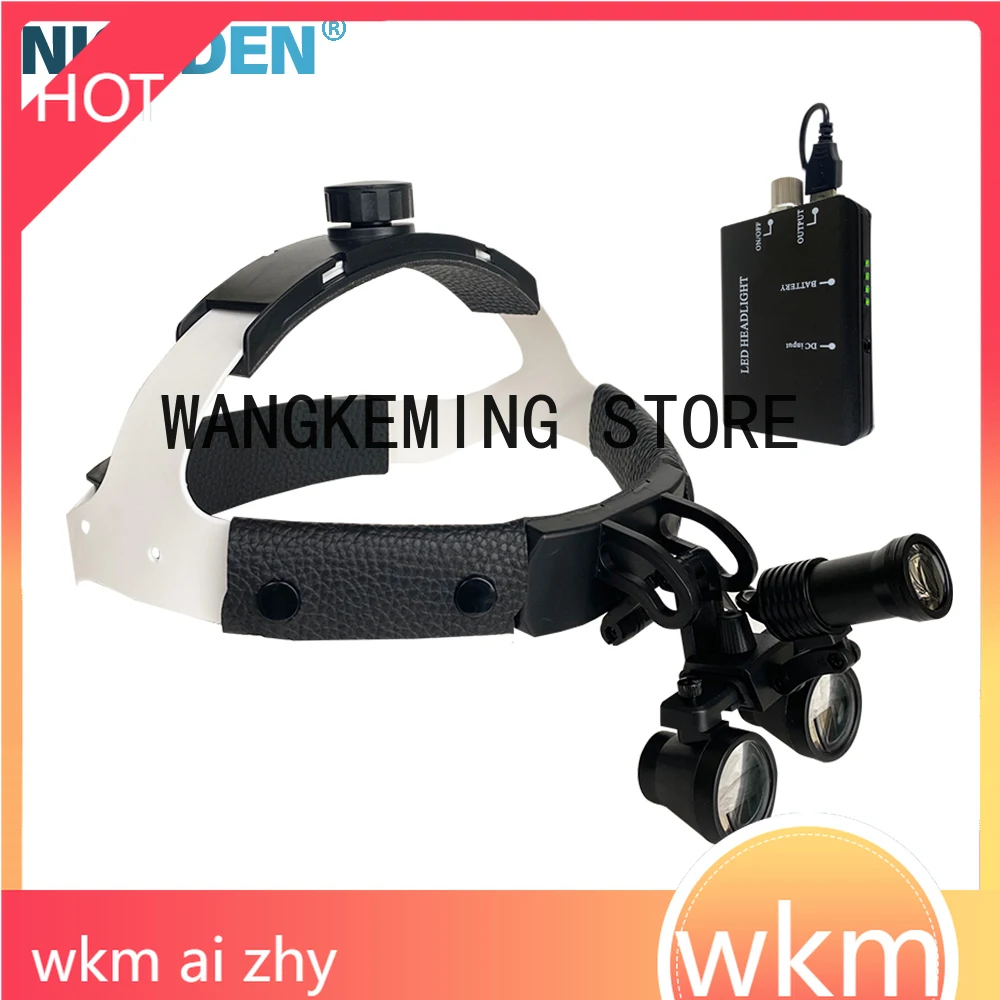 ден tal Бинокулярные лупы 2,5X 3,5X 5 Вт с повязкой на голову со светодиодной фарой, увеличение стоматолога
ден tal Бинокулярные лупы 2,5X 3,5X 5 Вт с повязкой на голову со светодиодной фарой, увеличение стоматолога