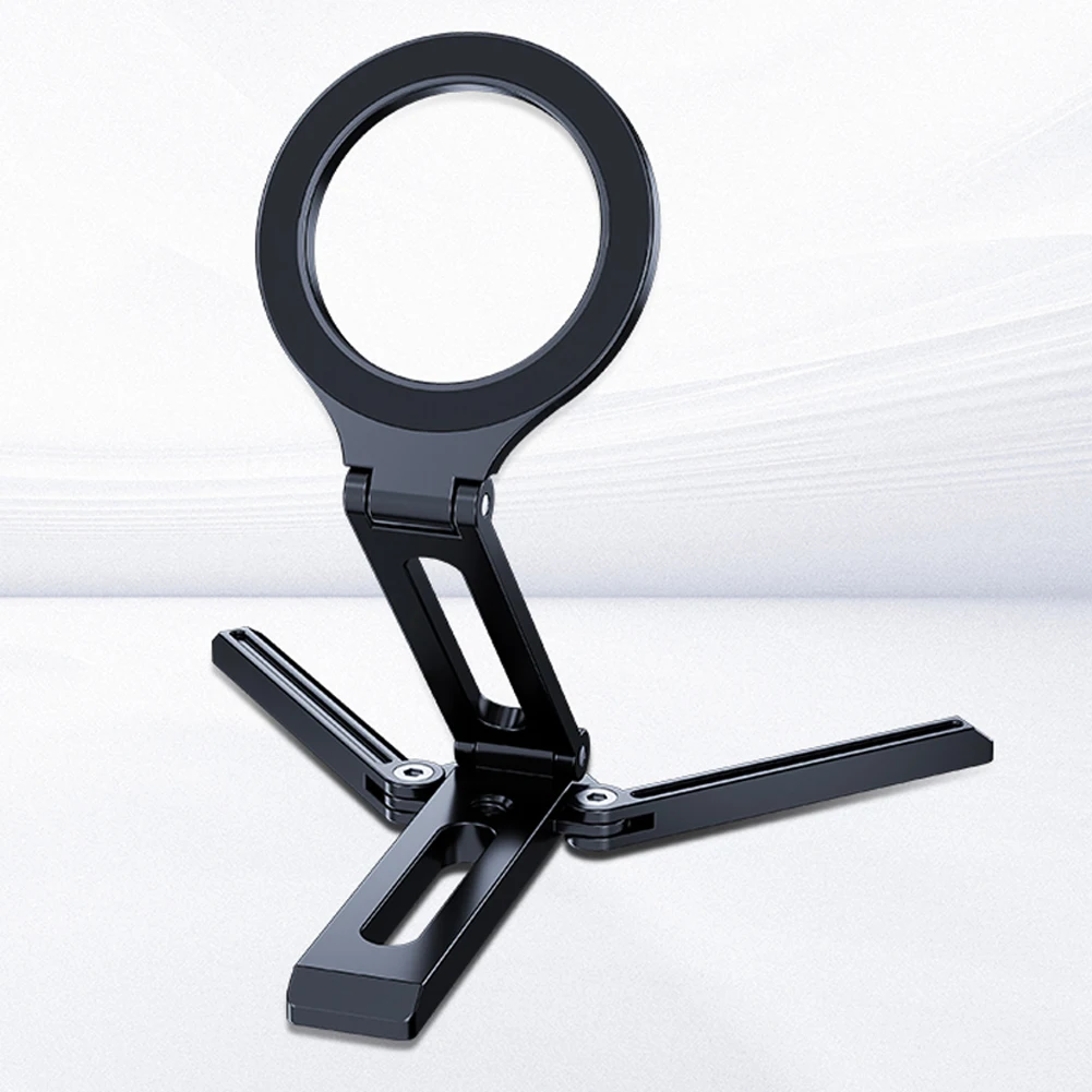 Magnetic Folding Phone Holder Aluminum Alloy Foldable Phone Stand Multifunctional Portable Desktop Phone Mount for Magsafe
Magnetic Folding Phone Holder Aluminum Alloy Foldable Phone Stand Multifunctional Portable Desktop Phone Mount for Magsafe