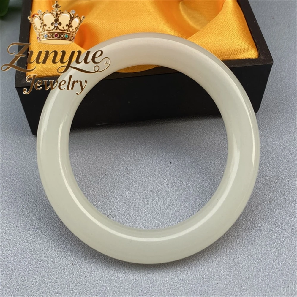 High-End Hetian Jade Round Bracelet, White Bracelet, Hetian Jade Handicraft Best Selling Fashion Jewelry Exquisite Elegant
High-End Hetian Jade Round Bracelet, White Bracelet, Hetian Jade Handicraft Best Selling Fashion Jewelry Exquisite Elegant