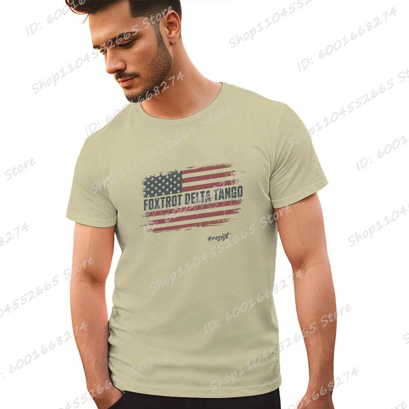 Men T-Shirts Foxtrot Delta Tango Print Summer Tee Shirt Funny Letter Tees Short Sleeve T Shirt Round Neck Clothing Gift Idea
Men T-Shirts Foxtrot Delta Tango Print Summer Tee Shirt Funny Letter Tees Short Sleeve T Shirt Round Neck Clothing Gift Idea