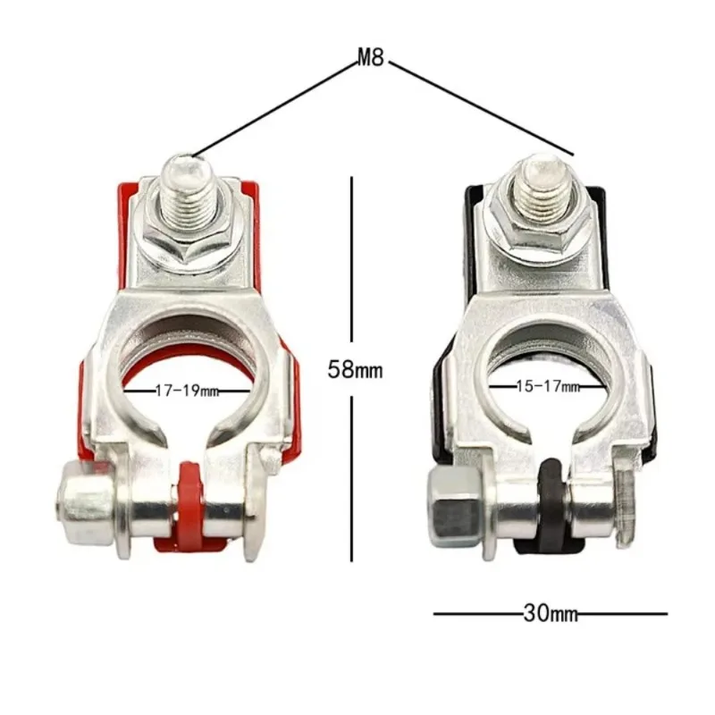Uiz Automotive Car Top Post Battery Terminals Wire Cable Clamp Terminal Connectors Car Accessories 1 Pair 12V 24V
Uiz Automotive Car Top Post Battery Terminals Wire Cable Clamp Terminal Connectors Car Accessories 1 Pair 12V 24V