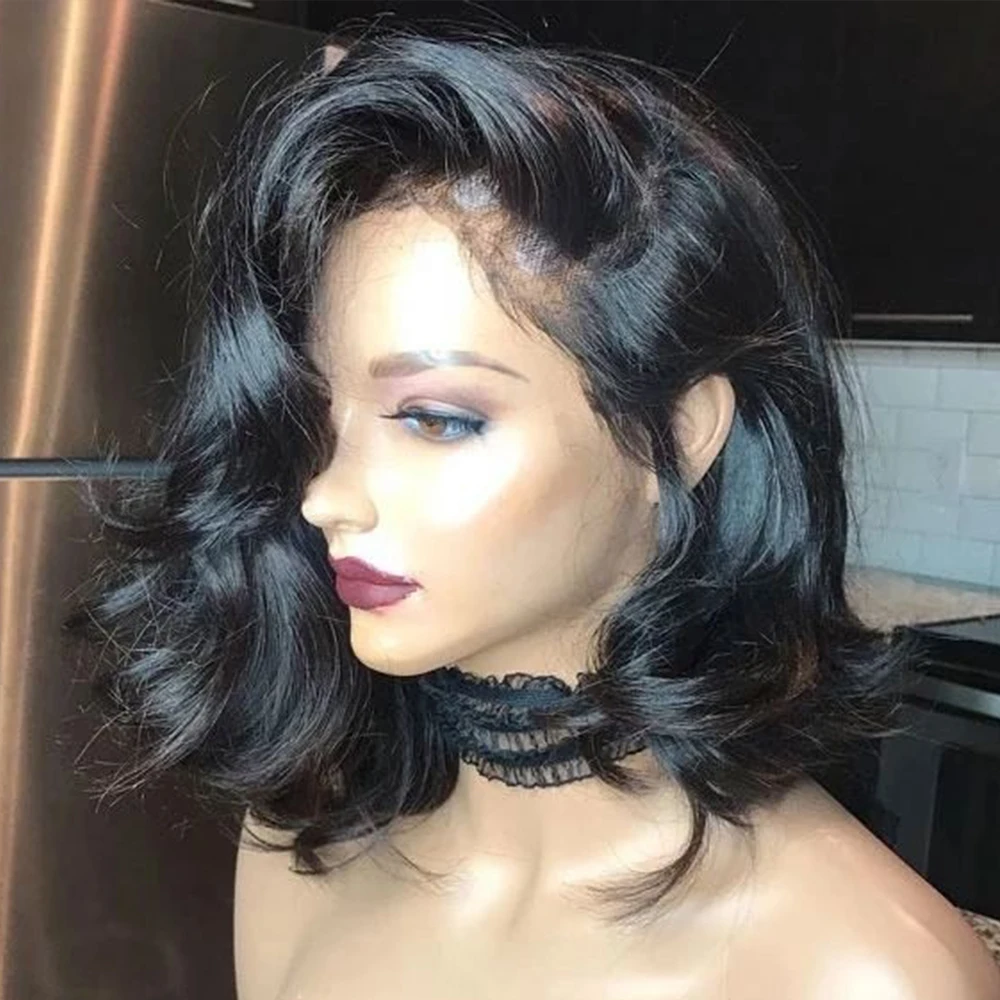 Short Bob Body Wave Lace Frontal Human Hair Wig 13x4 4x4 Transparent Lace Wigs Brazilian 100% Human Hair Women 230% Density
Short Bob Body Wave Lace Frontal Human Hair Wig 13x4 4x4 Transparent Lace Wigs Brazilian 100% Human Hair Women 230% Density