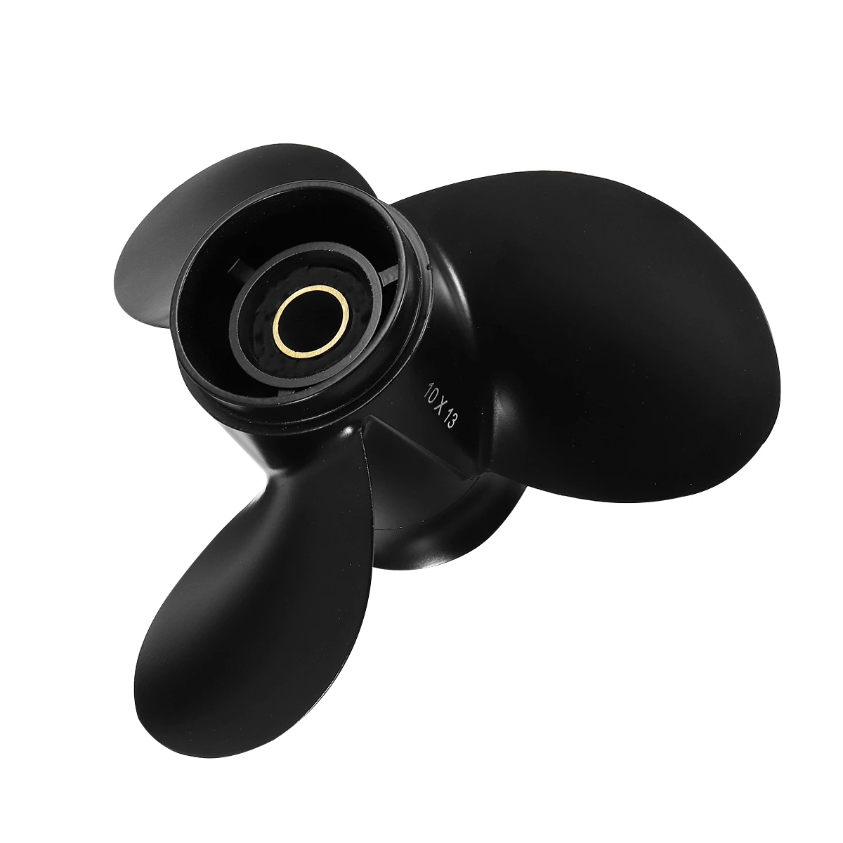 For Evinrude Johnson 15-35HP 778863 / 175191 Aluminum Alloy 10 x 13 Marine Outboard Propeller 3 Blades 14 Spline Tooth Black
For Evinrude Johnson 15-35HP 778863 / 175191 Aluminum Alloy 10 x 13 Marine Outboard Propeller 3 Blades 14 Spline Tooth Black