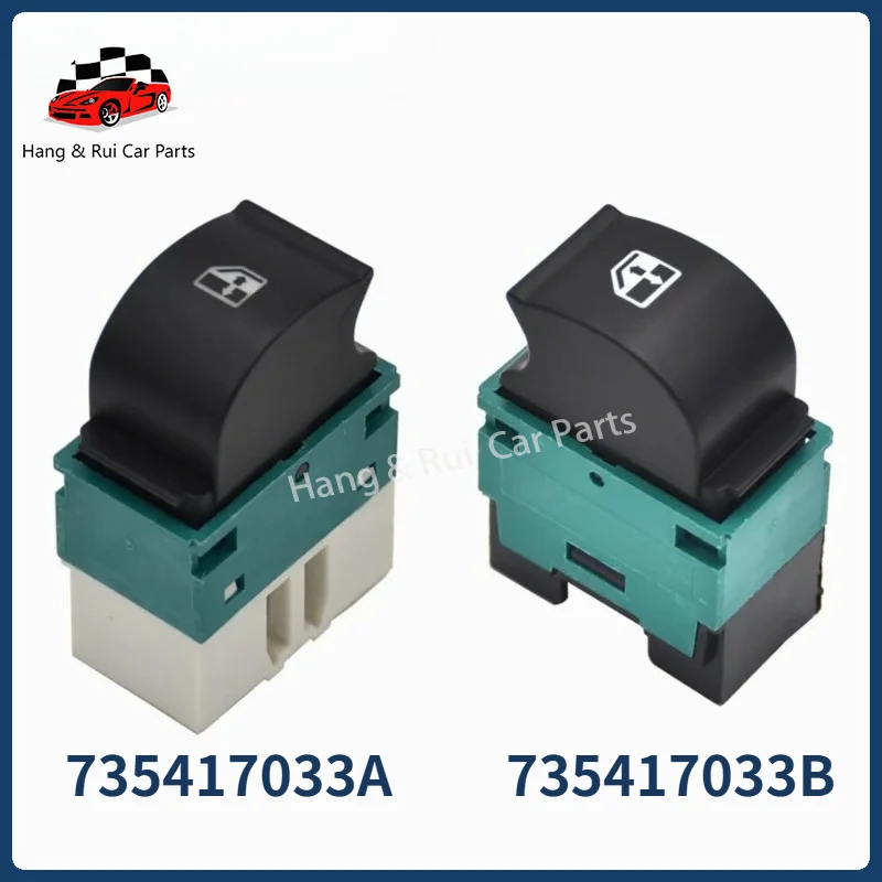 735417033A 735417033B New Car Product 5 Pins Power Window Single Switch Replacement For Fiat Idea Doblo 2001-2015 Lancia Musa
735417033A 735417033B New Car Product 5 Pins Power Window Single Switch Replacement For Fiat Idea Doblo 2001-2015 Lancia Musa