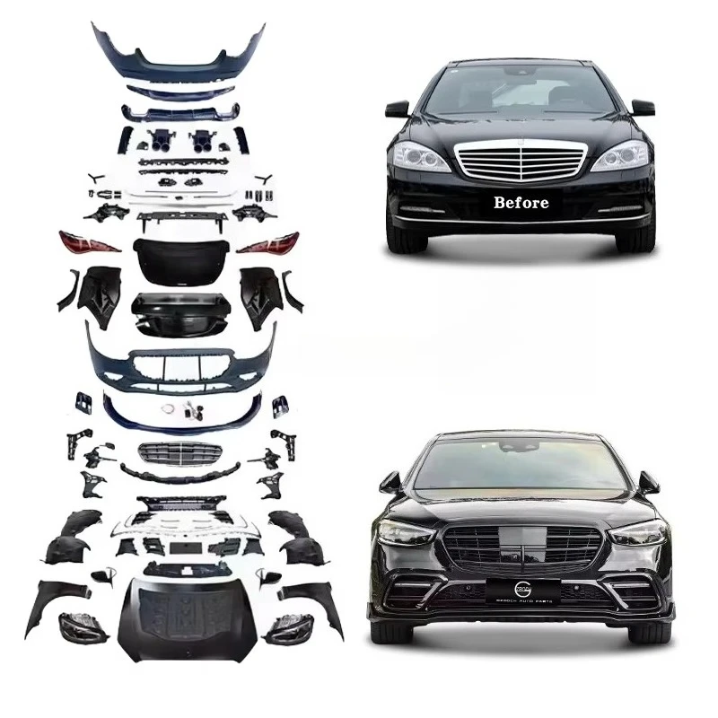 W221 Upgrade W223 Body Kits for benz W221 to W223 B Style Front Fender Diffuser Tips Hood Headlights Car Bumper
W221 Upgrade W223 Body Kits for benz W221 to W223 B Style Front Fender Diffuser Tips Hood Headlights Car Bumper