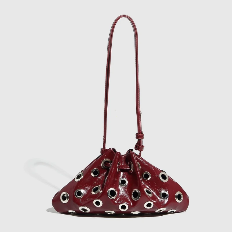 Women Metal Stud Y2k Shoulder Bag Large Capacity Retro Hollow Handbag Drawstring Crossbody Bag Shopping Vacation Handbag
Women Metal Stud Y2k Shoulder Bag Large Capacity Retro Hollow Handbag Drawstring Crossbody Bag Shopping Vacation Handbag