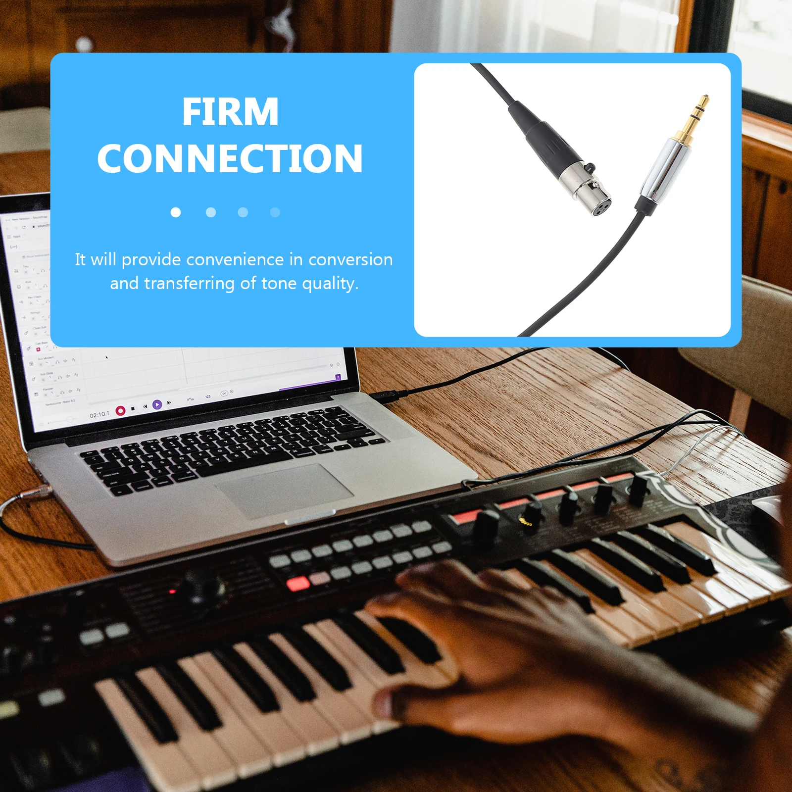 Audio Cable Headphone Cables TRS to XLR Stereo Jack Cord Connector Wire Black Female
Audio Cable Headphone Cables TRS to XLR Stereo Jack Cord Connector Wire Black Female