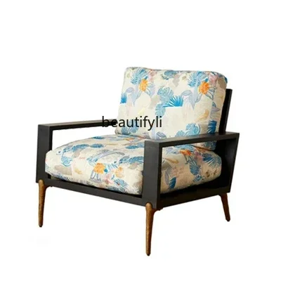 YH French retro solid wood sofa antique single sofa living room balcony sofa lazy chair
YH French retro solid wood sofa antique single sofa living room balcony sofa lazy chair