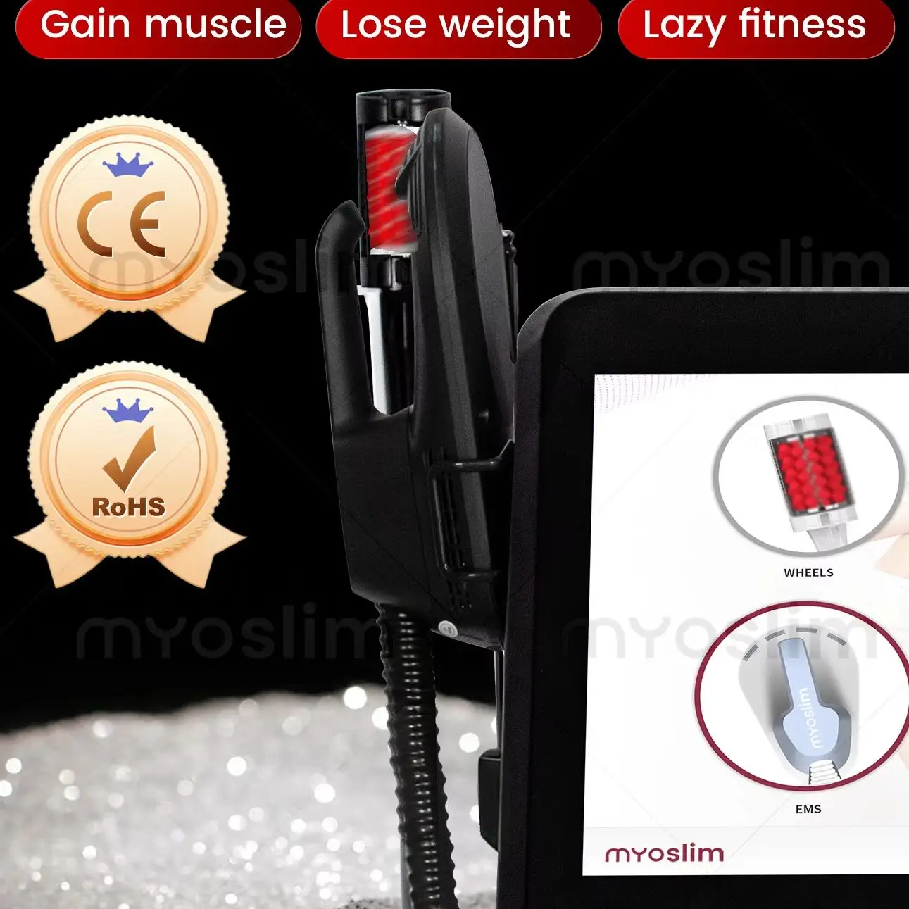EMS Vacuum Inner Ball Roller 360 Degree Rolling Cellulite Massage Weights Loss Machine Body Muscle Body Slimming Fat Removal
EMS Vacuum Inner Ball Roller 360 Degree Rolling Cellulite Massage Weights Loss Machine Body Muscle Body Slimming Fat Removal