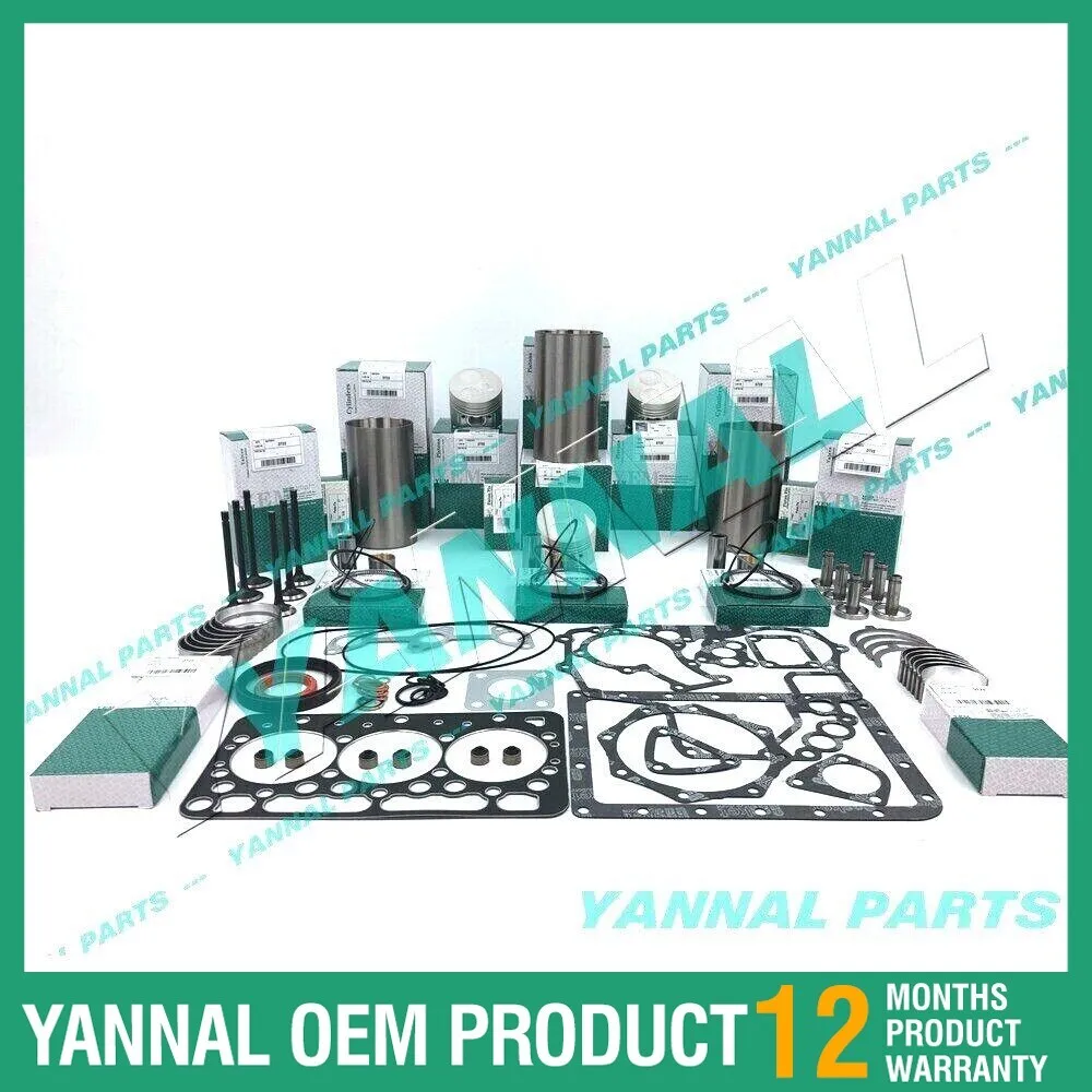 Overhaul Engine Rebuild Kit For Kubota D722 Engine 3 cylinder For bobcat MT52
Overhaul Engine Rebuild Kit For Kubota D722 Engine 3 cylinder For bobcat MT52