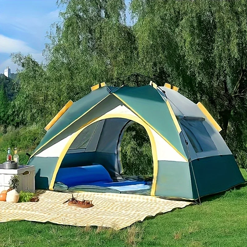 Large Double Door Double Window Tent admissible 4-5 people Easy Build Indoor Outdoor Camping for hiking traveling and beach
Large Double Door Double Window Tent admissible 4-5 people Easy Build Indoor Outdoor Camping for hiking traveling and beach