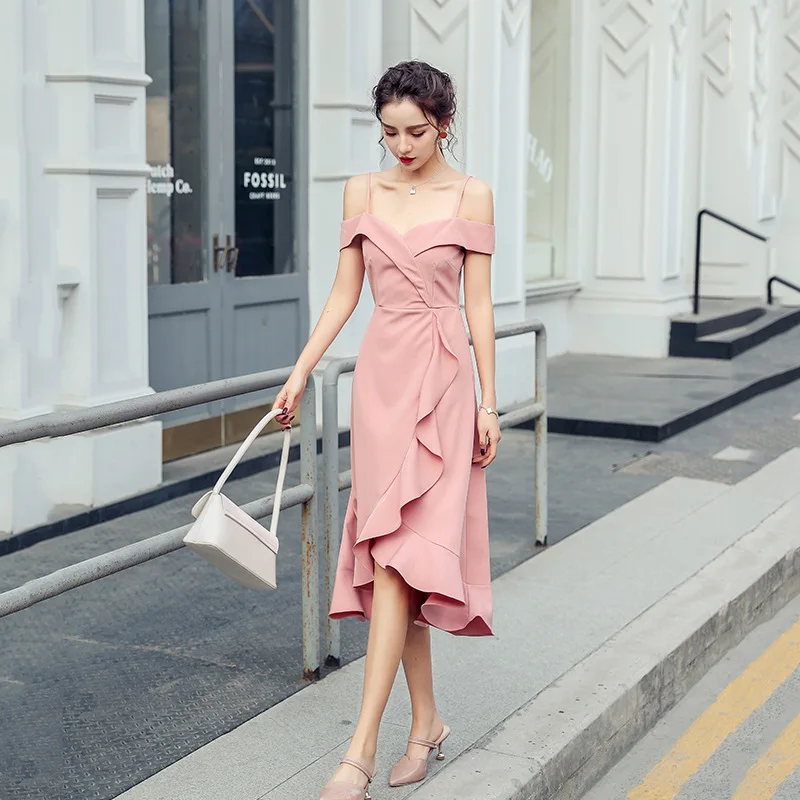 Ruffles Off Shoulder Bodycon Midi Long Dress Women 2021 Summer Sexy Suspender Formal Party Full Dress Club Evening Dress Vestido
Ruffles Off Shoulder Bodycon Midi Long Dress Women 2021 Summer Sexy Suspender Formal Party Full Dress Club Evening Dress Vestido