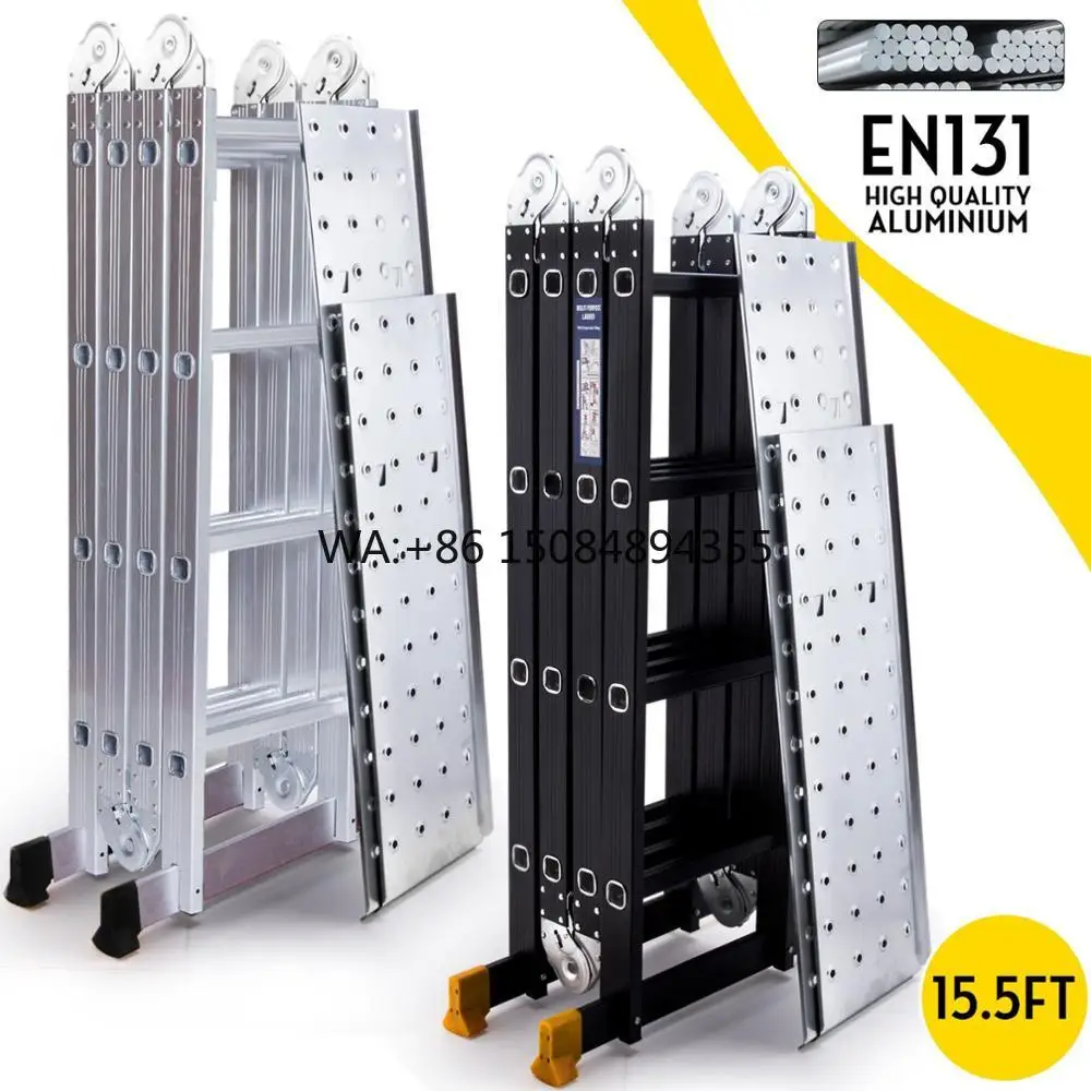 4x3 Steps Multi-purpose Aluminium Ladder
4x3 Steps Multi-purpose Aluminium Ladder