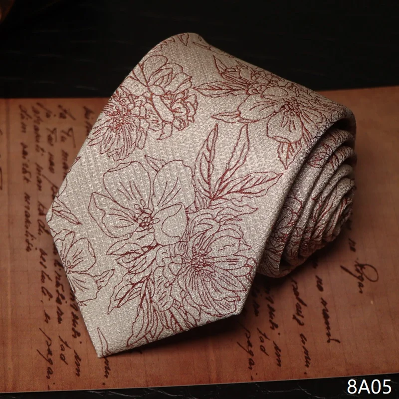 High Quality Retro Style Floral Pattern Tie For Men's Formal Business Banquet Shirt Accessories 8CM Wide Handmade Knotted Tie
High Quality Retro Style Floral Pattern Tie For Men's Formal Business Banquet Shirt Accessories 8CM Wide Handmade Knotted Tie