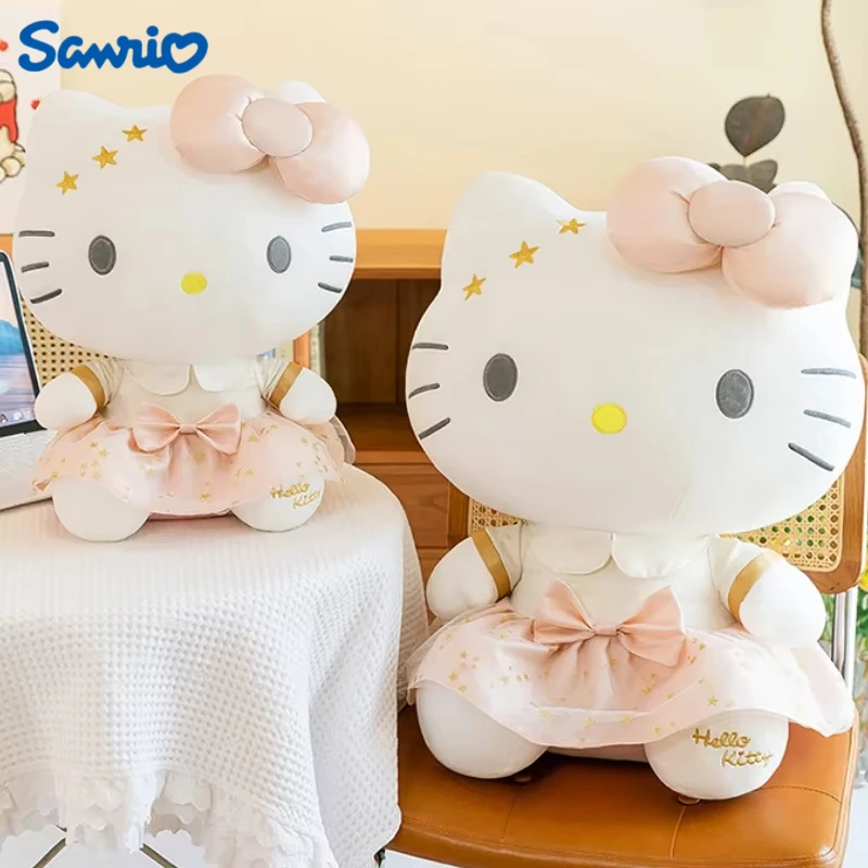 80 см большой размер Sanrio Hello Kitty плюшевые мультяшные мягкие аниме Kawaii орнамент удобная мягкая кукла детская игрушка Peluche подарок
80 см большой размер Sanrio Hello Kitty плюшевые мультяшные мягкие аниме Kawaii орнамент удобная мягкая кукла детская игрушка Peluche подарок