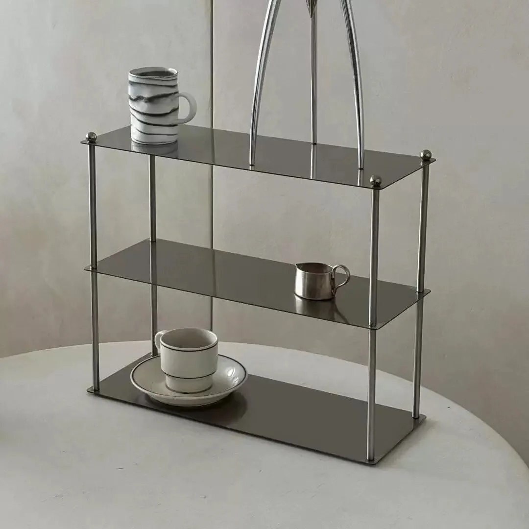 Medieval stainless steel top Multi-layer display Cup holder top finishing Cosmetics perfume storage
Medieval stainless steel top Multi-layer display Cup holder top finishing Cosmetics perfume storage