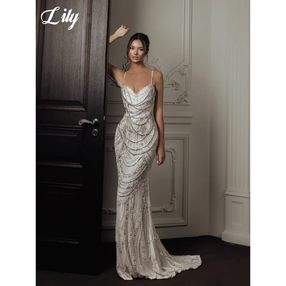 Lily Ivory Prom Gown Sweetheart Draped Rhinestone Beaded Mermaid Evening Gown Luxury Slim Fit Train Formal Party Gown Customized
Lily Ivory Prom Gown Sweetheart Draped Rhinestone Beaded Mermaid Evening Gown Luxury Slim Fit Train Formal Party Gown Customized