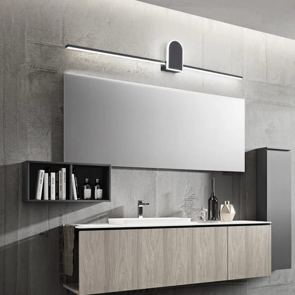 NEO Gleam Bathroom Mirror Front Light Modern Led Wall mirror lights Black&White Sconce Wall Lamps L70 90 110cm bathroom mirrors
NEO Gleam Bathroom Mirror Front Light Modern Led Wall mirror lights Black&White Sconce Wall Lamps L70 90 110cm bathroom mirrors