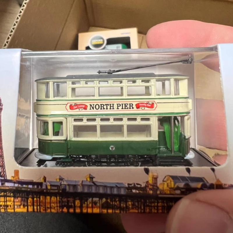 OXFORD 1:148 N Scale London/Blackpool/Glasgow double-decker tram Alloy Small Car Model Holiday Gifts Toys
OXFORD 1:148 N Scale London/Blackpool/Glasgow double-decker tram Alloy Small Car Model Holiday Gifts Toys