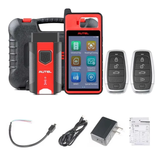 Original Autel MaxiIM KM100 Key Fob Programmer Immobilizer Tool Km100e Autel Key Creation IMMO Learning Chip Read/Write Cloning
Original Autel MaxiIM KM100 Key Fob Programmer Immobilizer Tool Km100e Autel Key Creation IMMO Learning Chip Read/Write Cloning