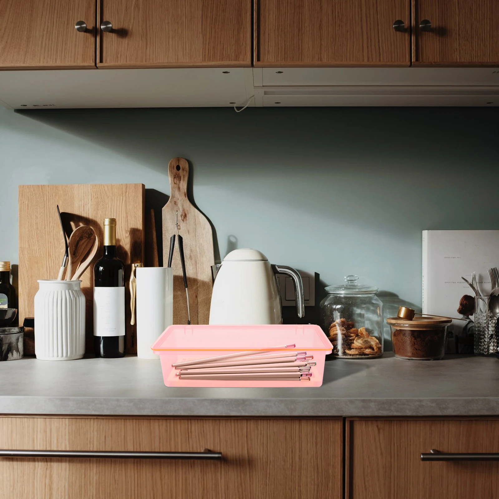 Cutlery Storage Box Drain Chopsticks Container Drawer Kitchen Organizer Spoon Holder Plastic for Table Funny
Cutlery Storage Box Drain Chopsticks Container Drawer Kitchen Organizer Spoon Holder Plastic for Table Funny