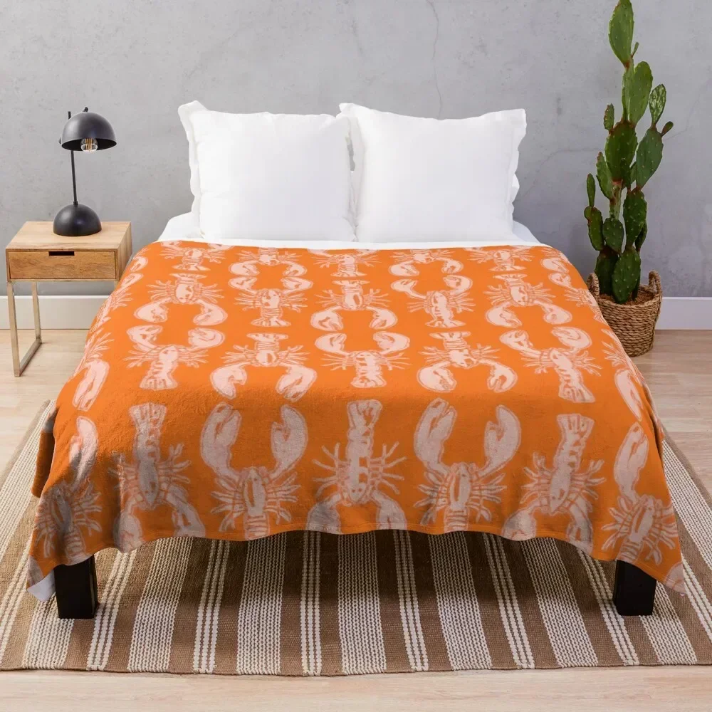 Cheerful orange lobster print Throw Blanket Weighted Softest Bed linens Blankets For Baby funny gift Blankets
Cheerful orange lobster print Throw Blanket Weighted Softest Bed linens Blankets For Baby funny gift Blankets