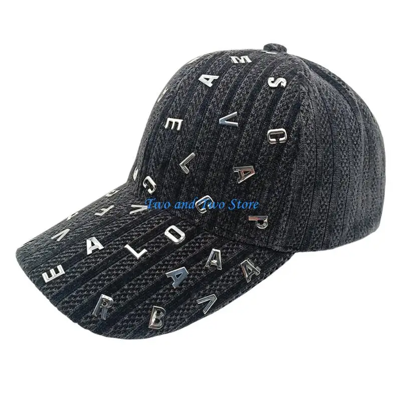 HX6F Women Casual Baseball Cap with Unique Metal Letter Decors for Outdoor Daily Wear
HX6F Women Casual Baseball Cap with Unique Metal Letter Decors for Outdoor Daily Wear