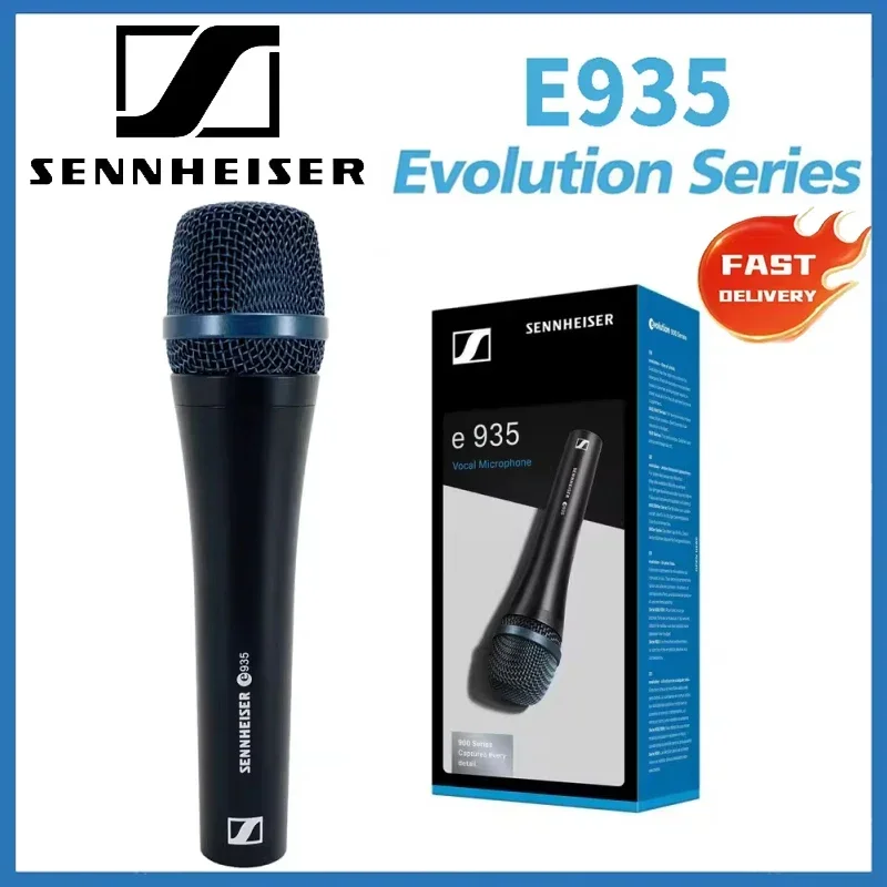 Профессиональный динамический микрофон Sennheiser E935 с кардиоидной диаграммой направленности, проводной, для вокала, ручной, для сцены и пения
Профессиональный динамический микрофон Sennheiser E935 с кардиоидной диаграммой направленности, проводной, для вокала, ручной, для сцены и пения