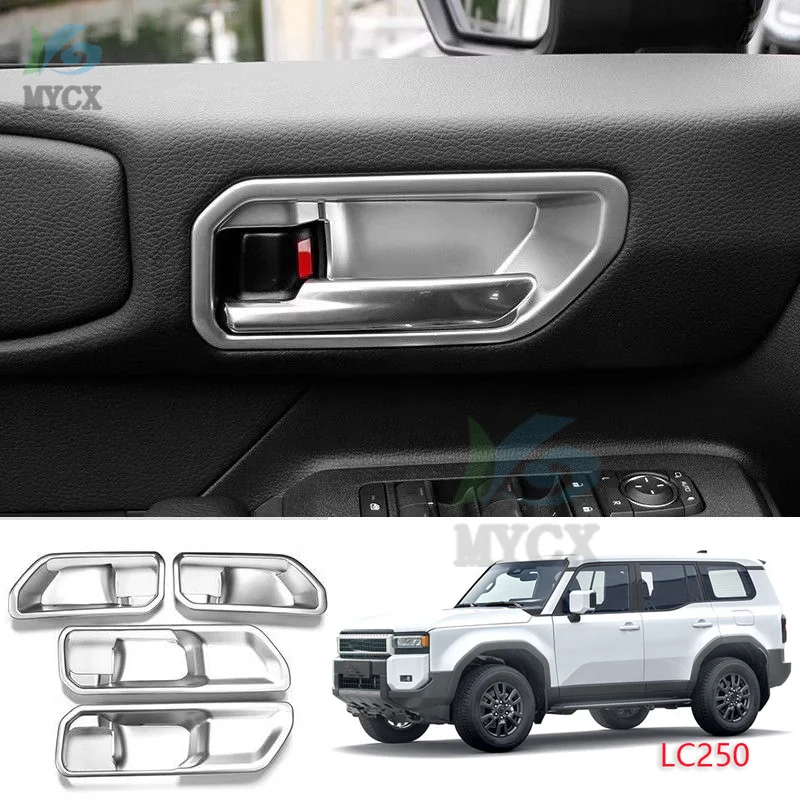 For Toyota Land Cruiser Prado 250 LC250 2024+ ABS Black Car Inner Door Bowl Decoration Sticker Car Protection Accessories 4Pcs
For Toyota Land Cruiser Prado 250 LC250 2024+ ABS Black Car Inner Door Bowl Decoration Sticker Car Protection Accessories 4Pcs