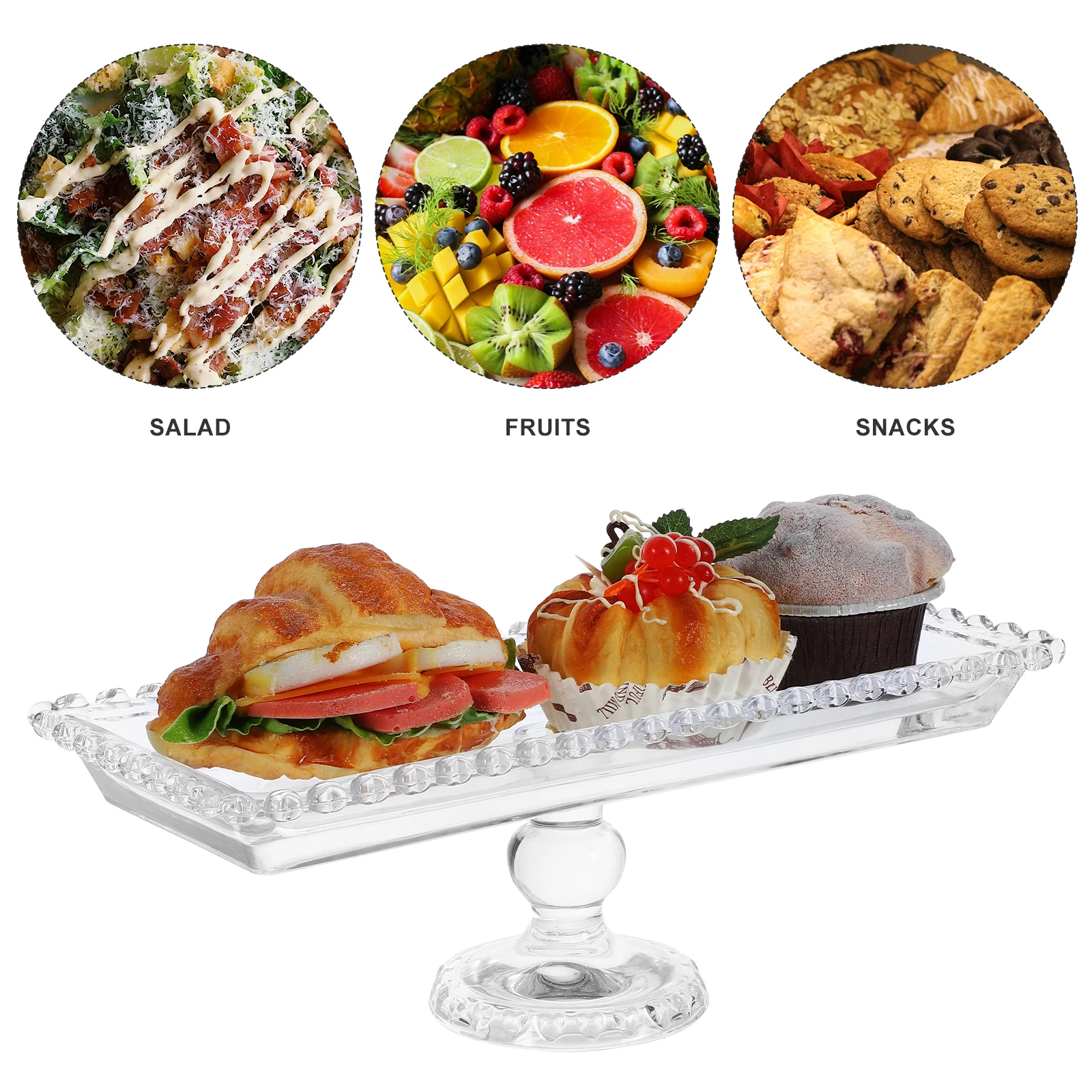 Fruit Tray Crystal Dessert Plate Decoration Glass Snack Trays Platters Serving Square
Fruit Tray Crystal Dessert Plate Decoration Glass Snack Trays Platters Serving Square