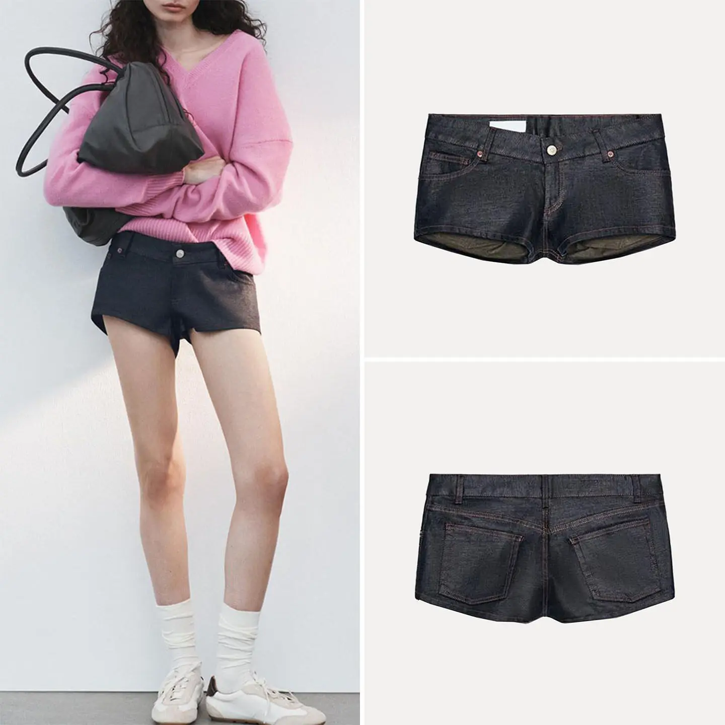 Fashionable Low Waist Denim Shorts Women's Summer 2026 Personality Match Straight Leg Pants mid Low Waist Other Material
Fashionable Low Waist Denim Shorts Women's Summer 2026 Personality Match Straight Leg Pants mid Low Waist Other Material