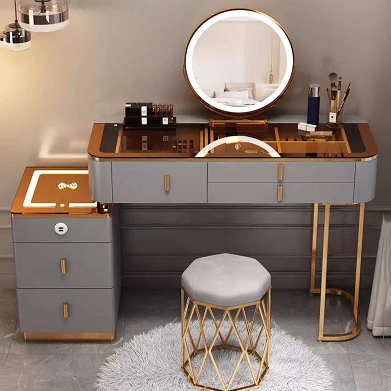 Luxury Kids Vanity Table Living Room Bedside Modern Women Coffee Dressing Table European Mesa De Maquillaje Acrylic Furniture
Luxury Kids Vanity Table Living Room Bedside Modern Women Coffee Dressing Table European Mesa De Maquillaje Acrylic Furniture